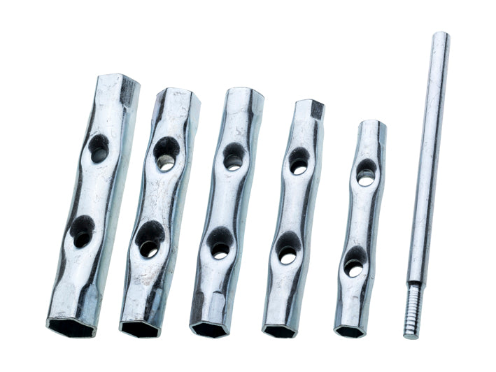 PIPE WRENCH SET CAP LONG 8-17 mm 6 elements.