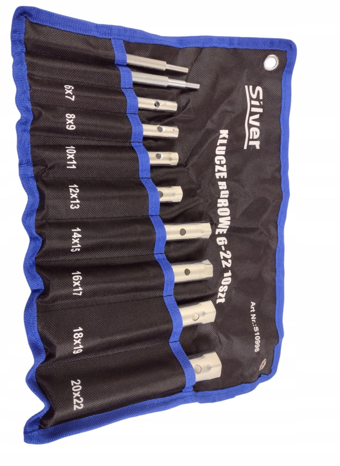 PIPE WRENCH SET DOUBLE SIDED PIPE WRENCHES 6-22mm 6-Angle 10pcs + CASE