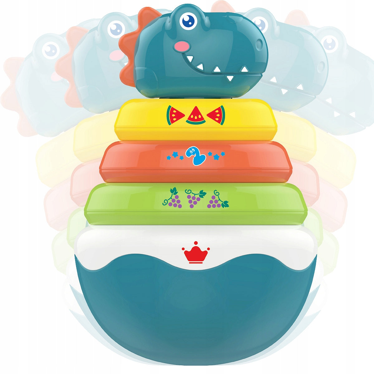 Gedrehter Turm Smily Play 455009, farbig 