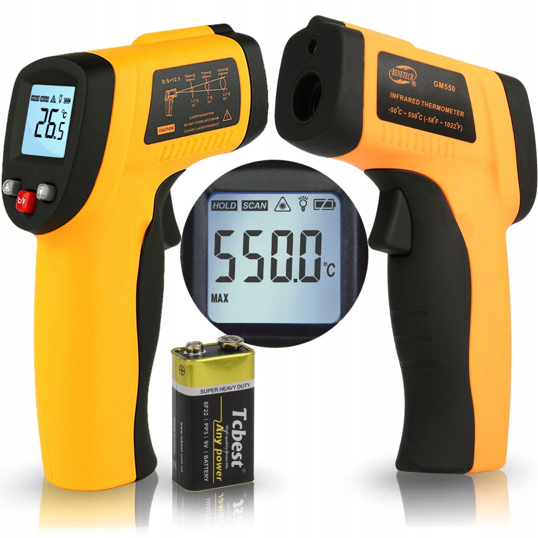 Temperaturmessgerät Pyrometer Benetech GM550 