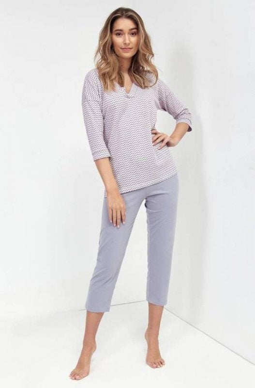 Pyjama für Damen, grau 