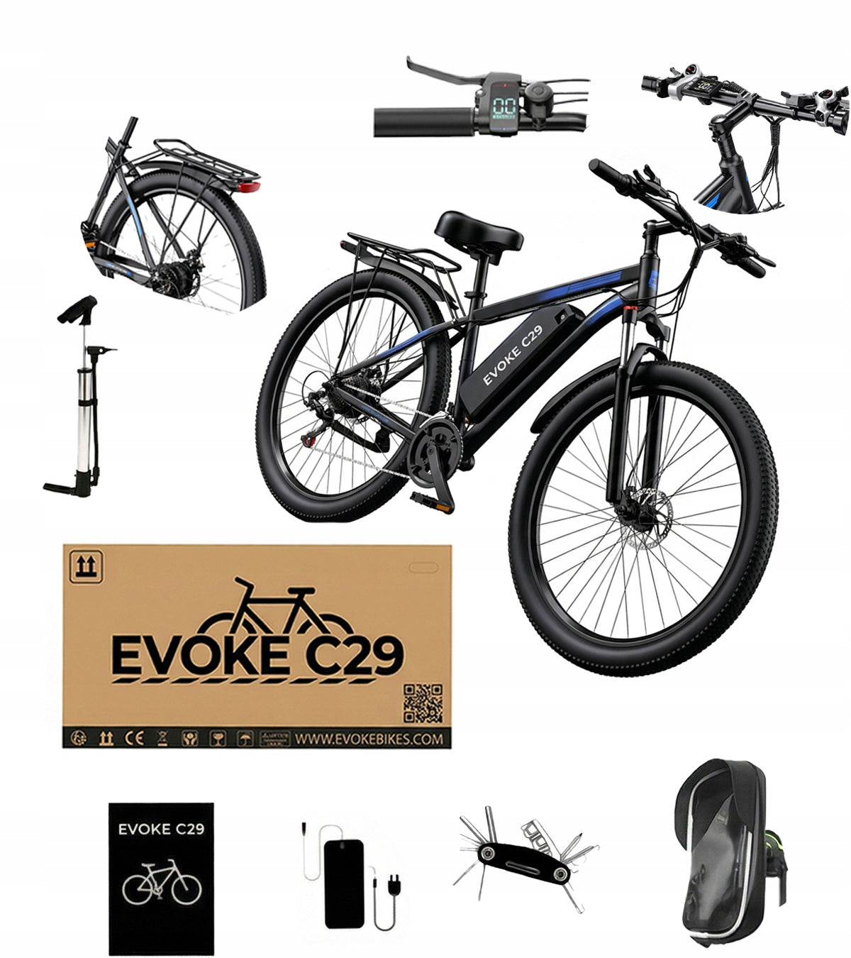 PL DUOTTS C29 1000W 48V 15AH 55KM/H 100HP Electric Vehicle With APP