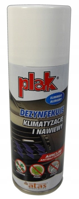 PLAK AIRCLIM Disinfection of air conditioning and vents Manufacturer's catalog number AIRCLIM-200_DEZYNF.