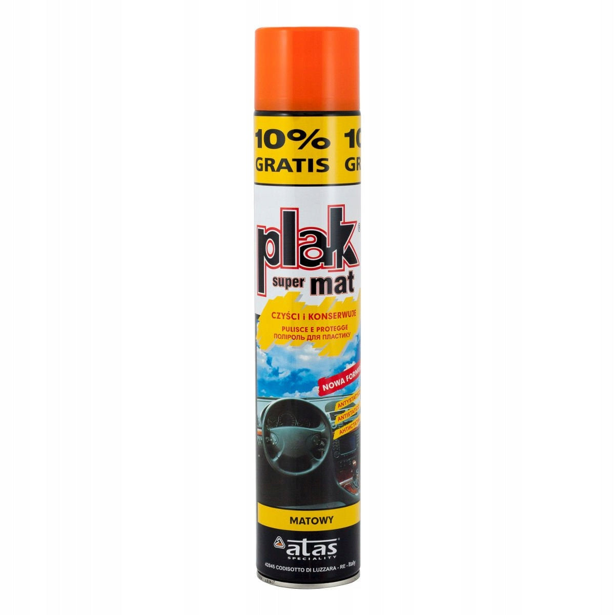 PLAK SUPER MAT ORANGE 750ml Manufacturer Plak