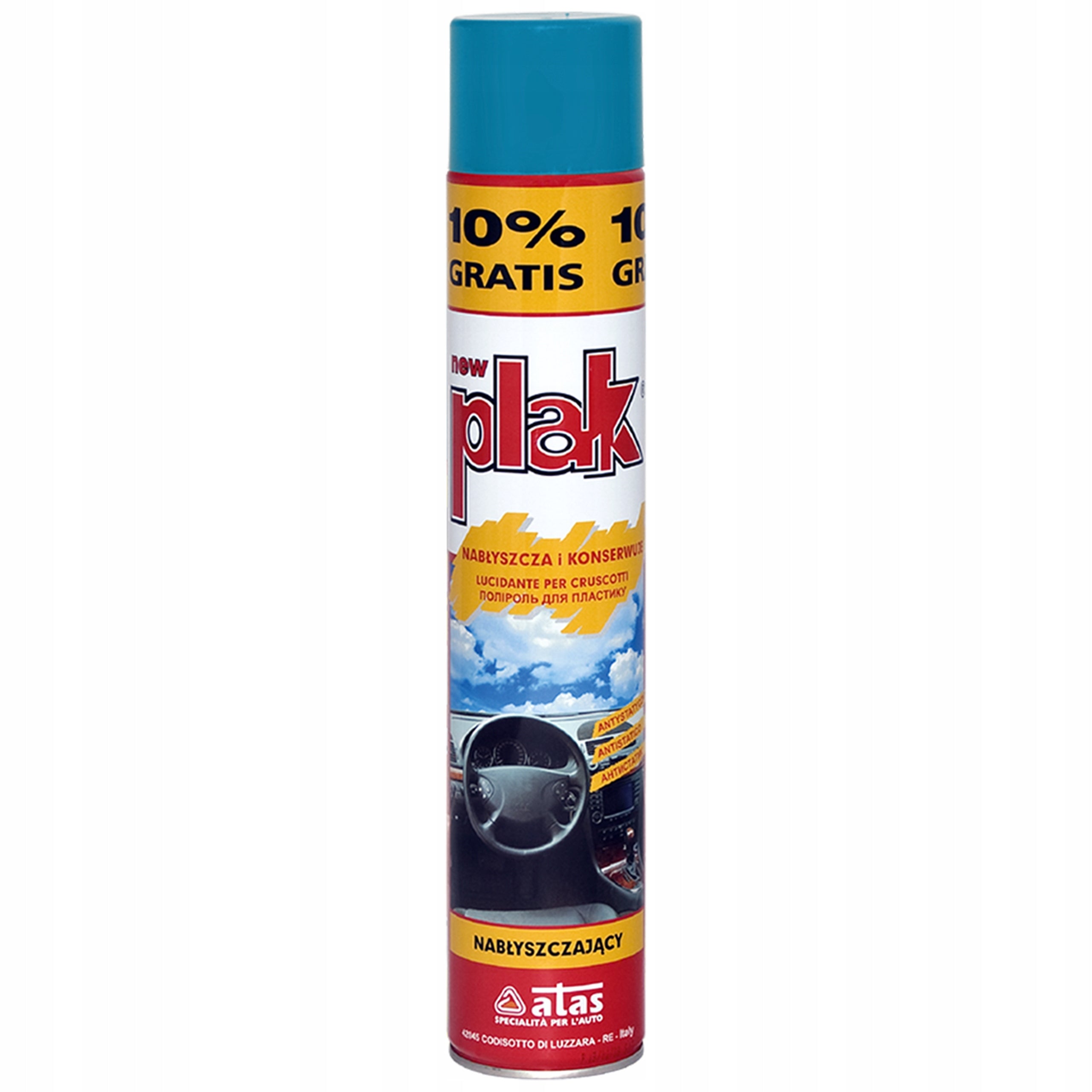 PLAK for cockpit 750ml polishing MIX spray preparation for interior Packaging status original