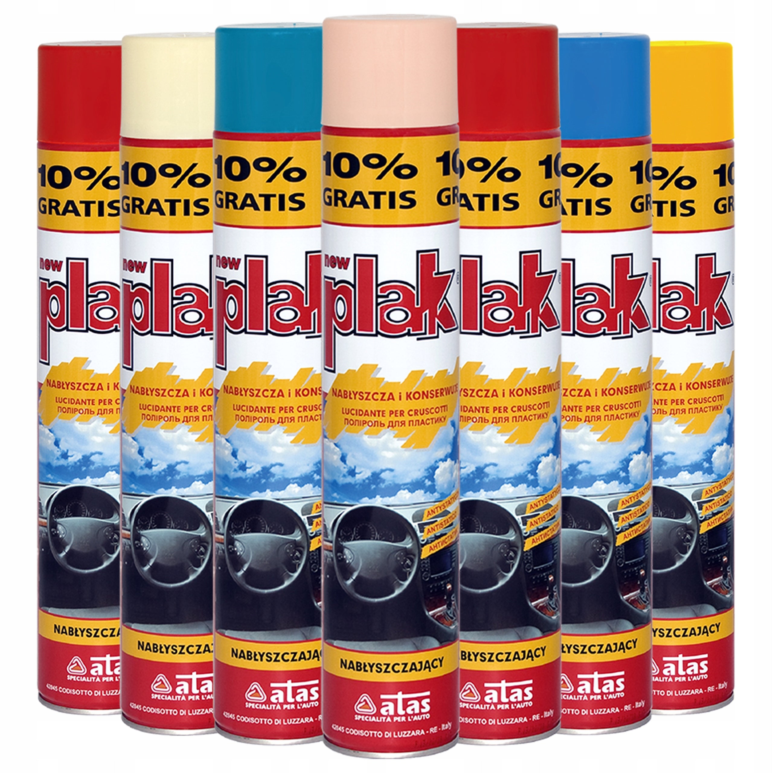 PLAK for cockpit 750ml polishing MIX spray preparation for interior