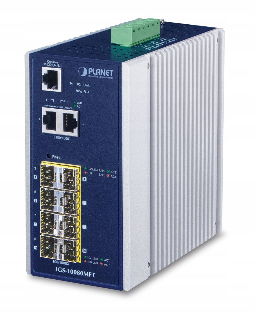 PLANET IGS-10080MFT Gigabit Ethernet network links
