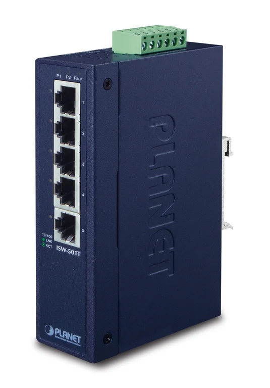 PLANET ISW-501T Network Switch Unmanaged L2 Fast Ethernet (...