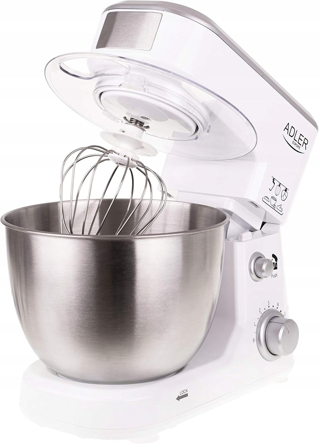 PLANETARY FOOD PROCESSOR 1000W BOWL 4L 6 GEARS HOOK EAN (GTIN) 5906663250552