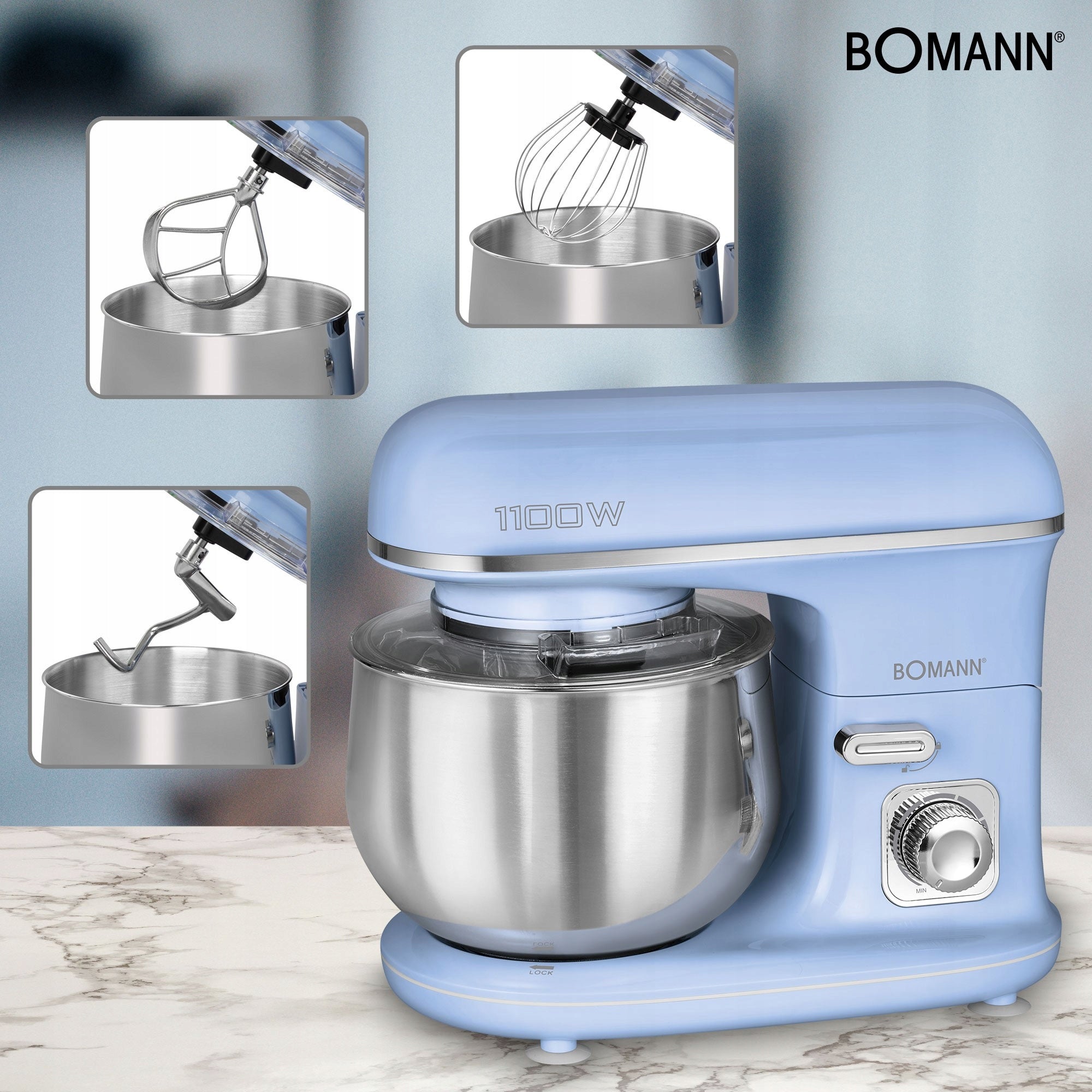 PLANETARY FOOD PROCESSOR FOR DOUGH BOMANN KM 6030 Manufacturer code KM 6030.1