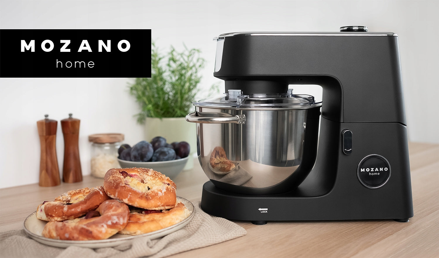 PLANETARY FOOD PROCESSOR MIXER HEATED BOWL 6,2L STRONG +FREEBIE Packaging status original