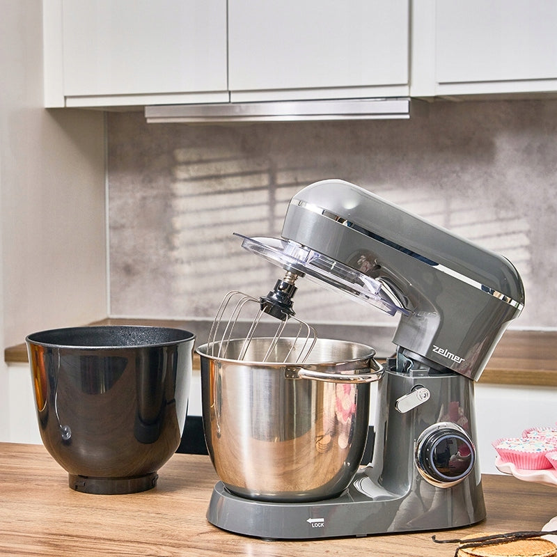 PLANETARY FOOD PROCESSOR ZELMER MULTIFUNCTION MIXER 3 MIXERS 5L 1300W Packaging status original