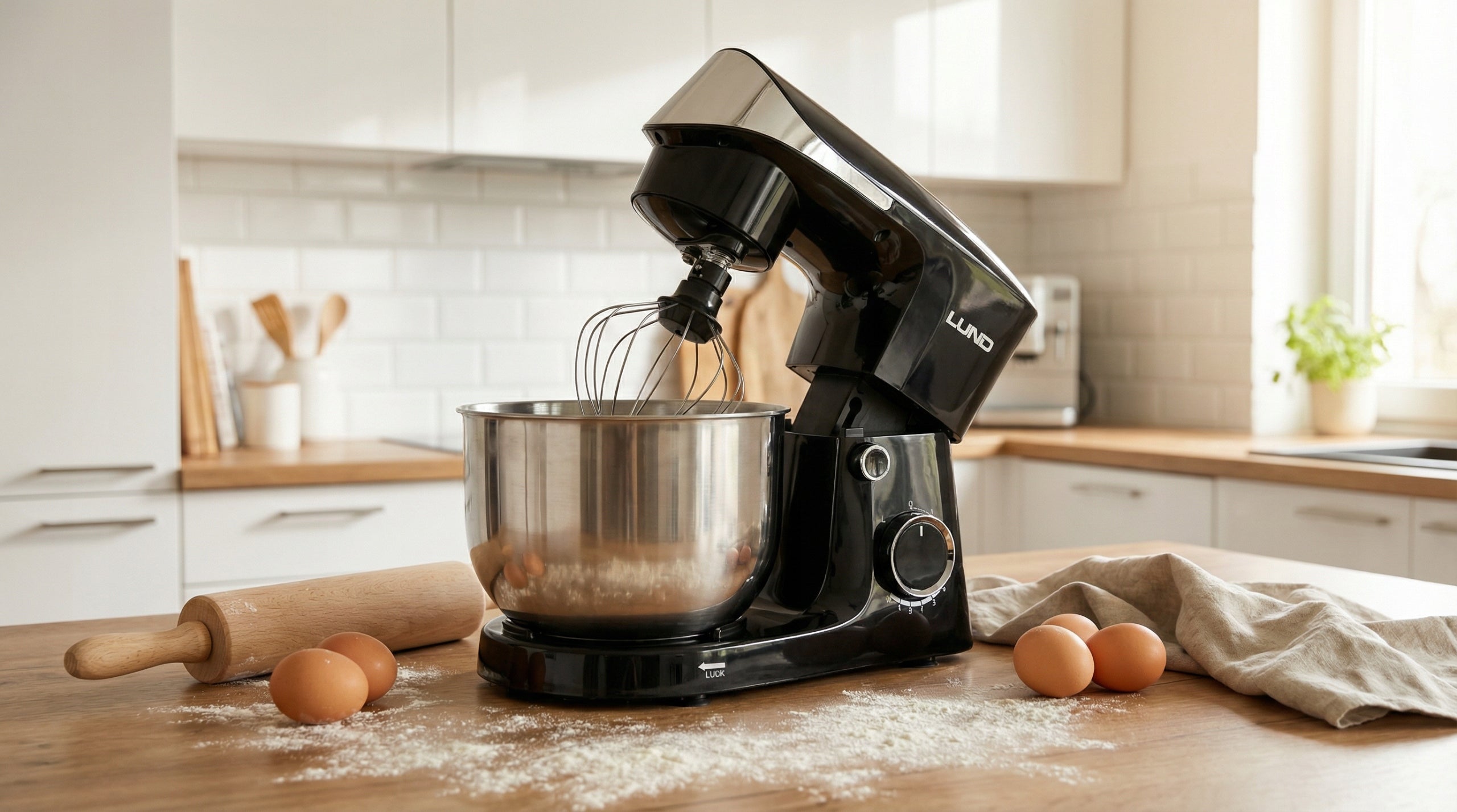 PLANETARY MIXER 4L LUND POWER MAX. 2500W KNEADING MIXING WHIPPING Manufacturer code 67812