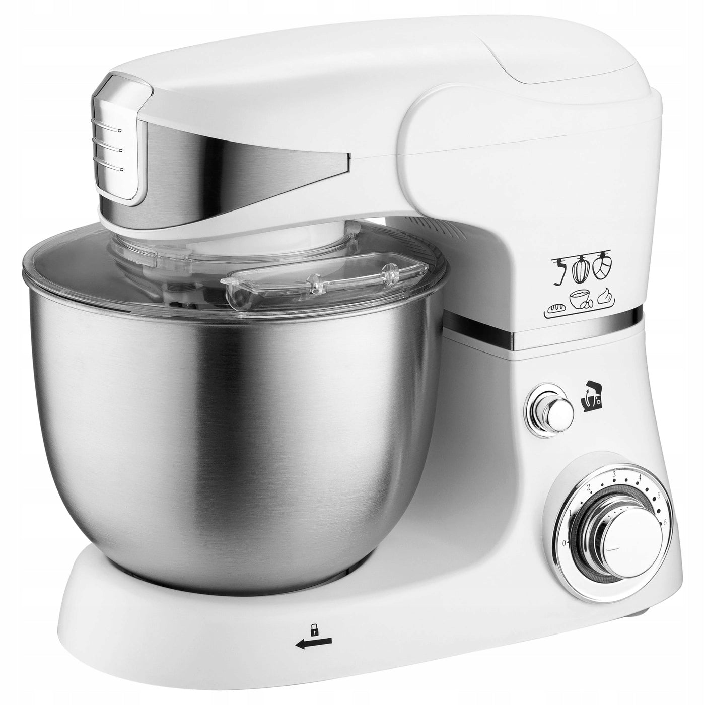 PLANETARY ROBOT Blender Meat Machine Mixer 3in1 Large Bowl 5L White Brand Botti