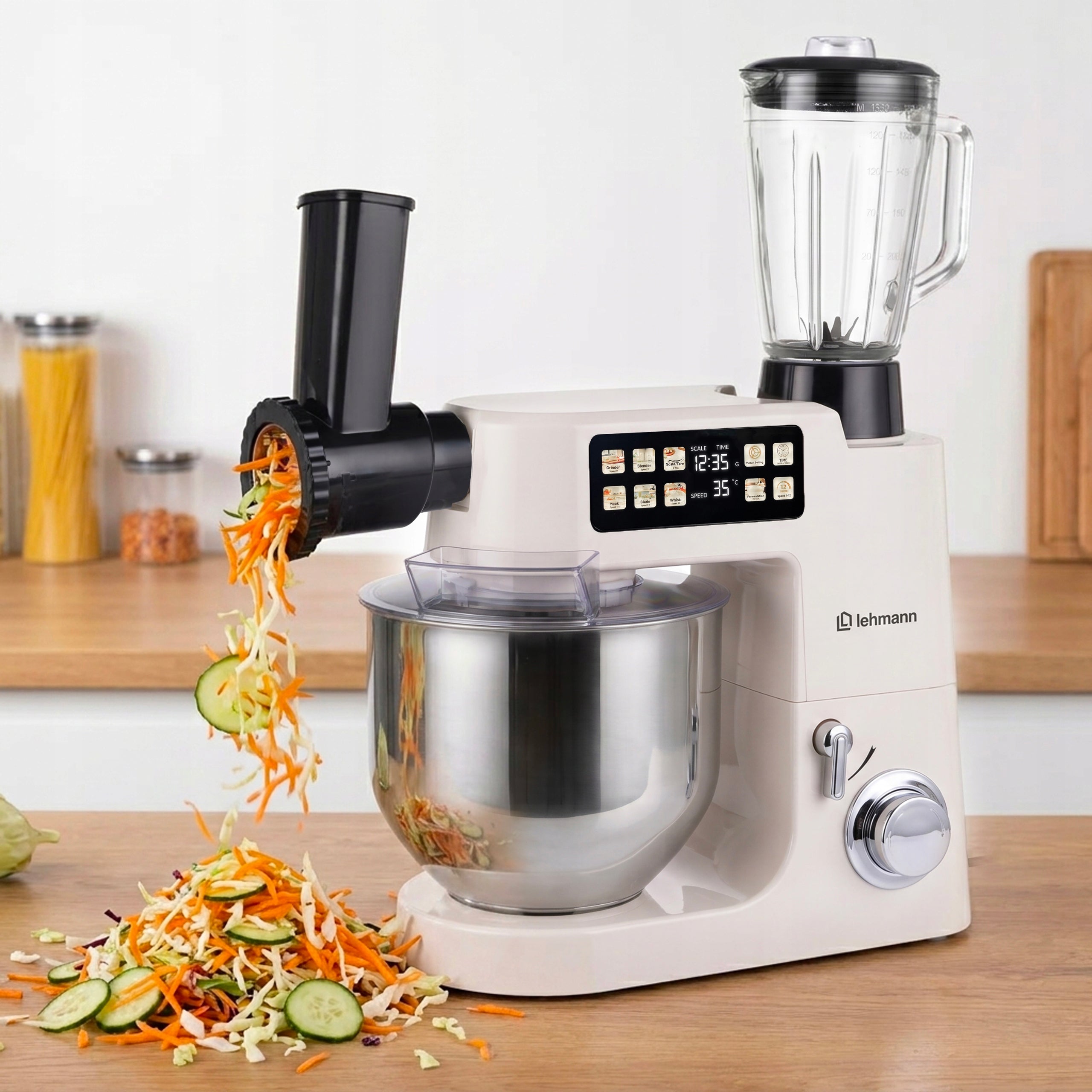 PLANETARY ROBOT KITCHEN HEATED BOWL 8L LED MEAT GRINDER 4000 2100W Manufacturer code Robot Planetarny Kuchenny Podgrzewana Misa 8L