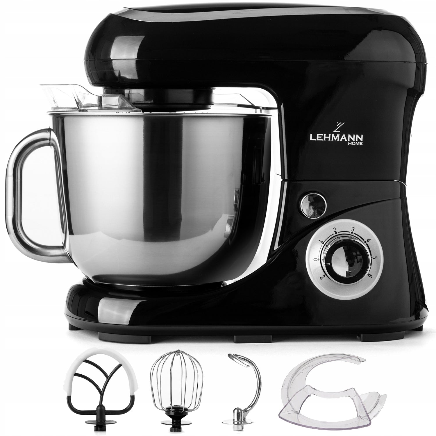 PLANETARY ROBOT KITCHEN MIXER 3 STIRRERS HOOK BOWL ROTATING HANDLE STRONG