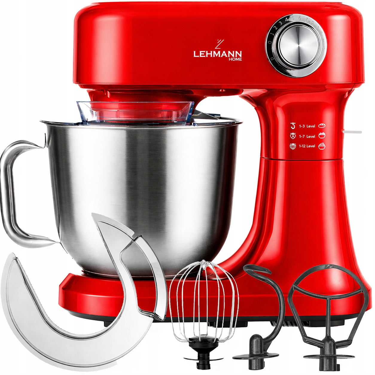 PLANETARY ROBOT KITCHEN MIXER 3x STIRRERS LARGE BOWL BREAD DOUGH HOOK