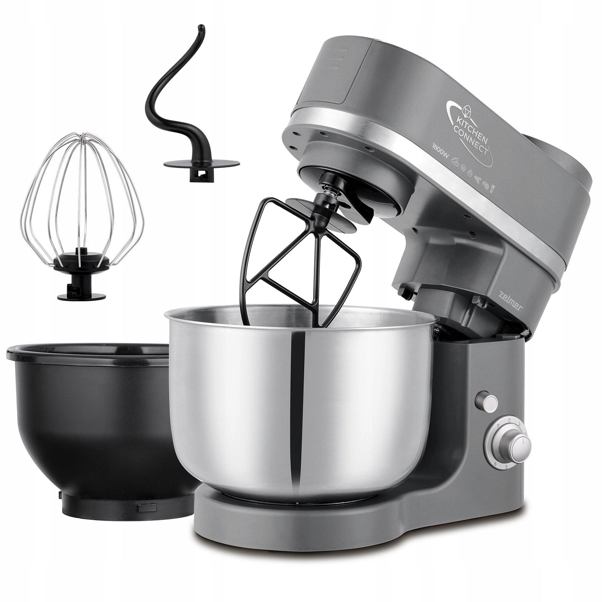 PLANETARY ROBOT ZELMER MULTIFUNCTIONAL 3 TIPS 2 BOWLS 1800W POWERFUL