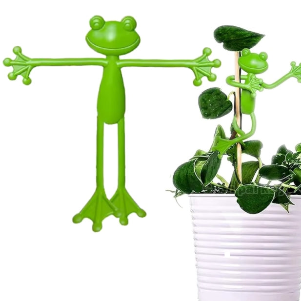 PLANT CLIP FROG ATTACHMENT WITHOUT DAMAGE FOR SUPPORTING FLEXIBLE