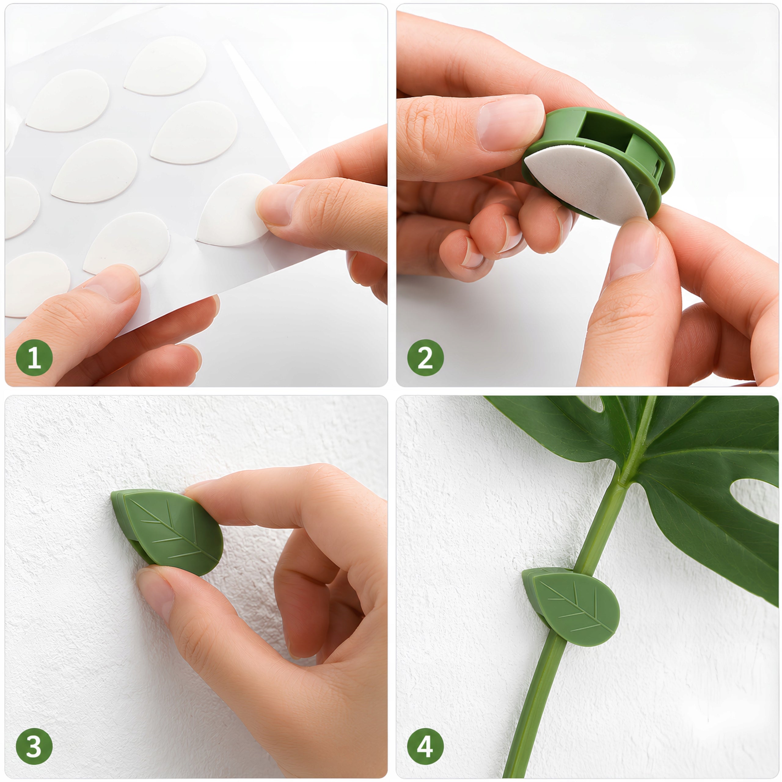 PLANT CLIPS CLIMBING CLASP CABLE HOLDERS SELF ADHESIVE 10 PCS Number of pieces 10 pcs