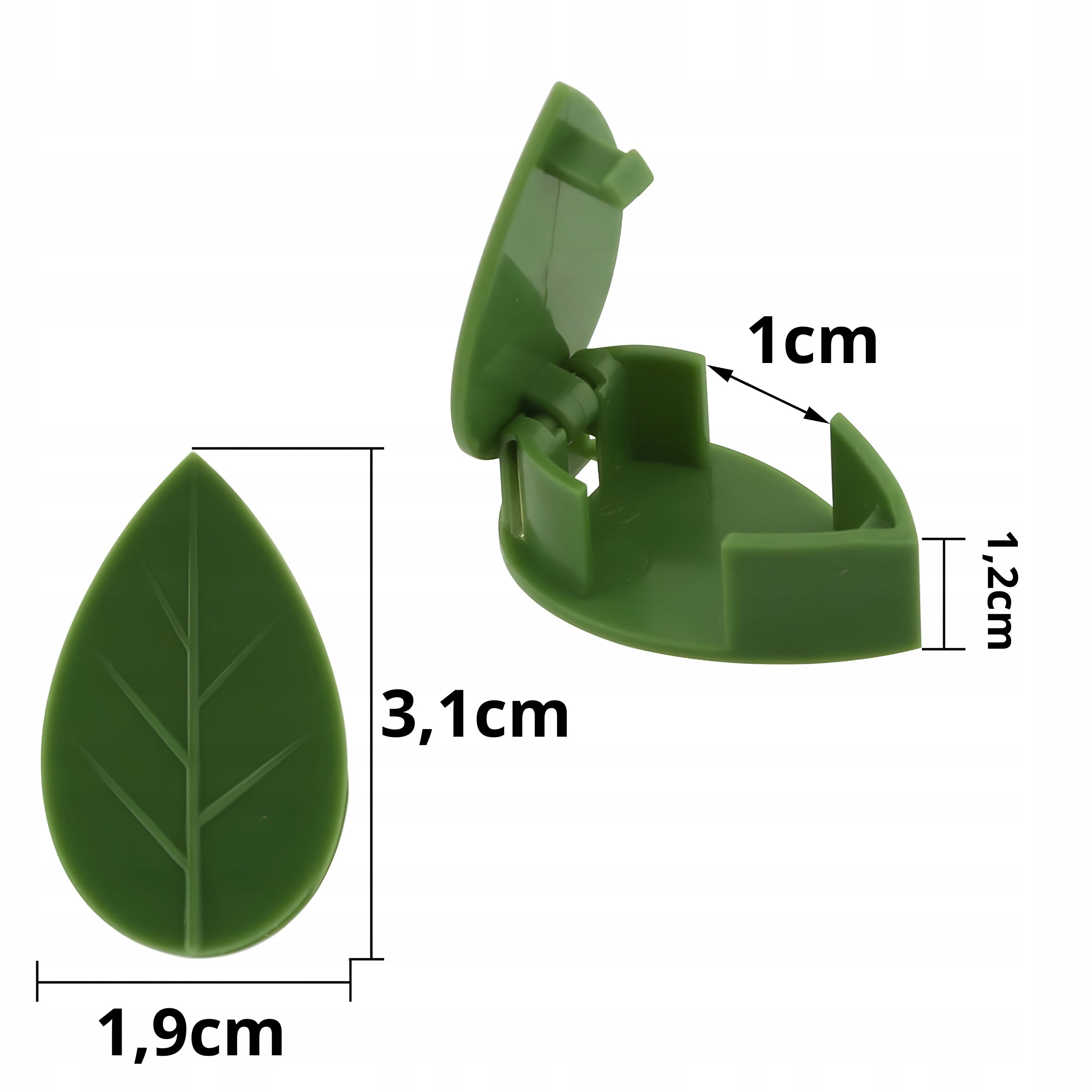 PLANT CLIPS CLIMBING CLASP CABLE HOLDERS SELF ADHESIVE 25 PCS Manufacturer code Klipsy klamerki uchwyt do roślin kabli zestaw