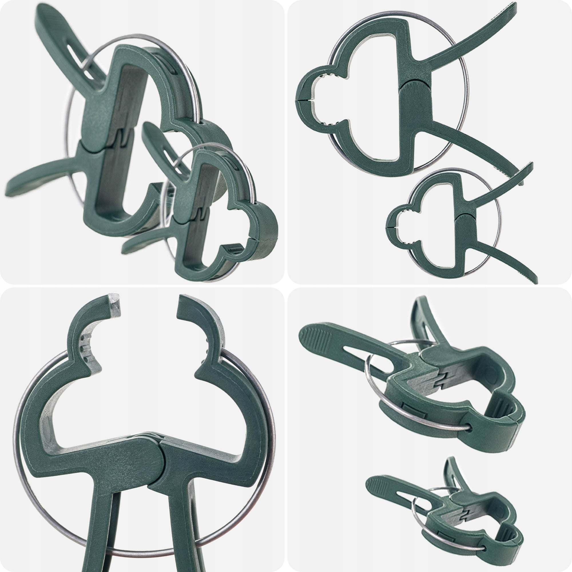 PLANT CLIPS TOMATO SHOTS BEAN STEM MOUNTINGS HOLDER 20x Brand Kadax