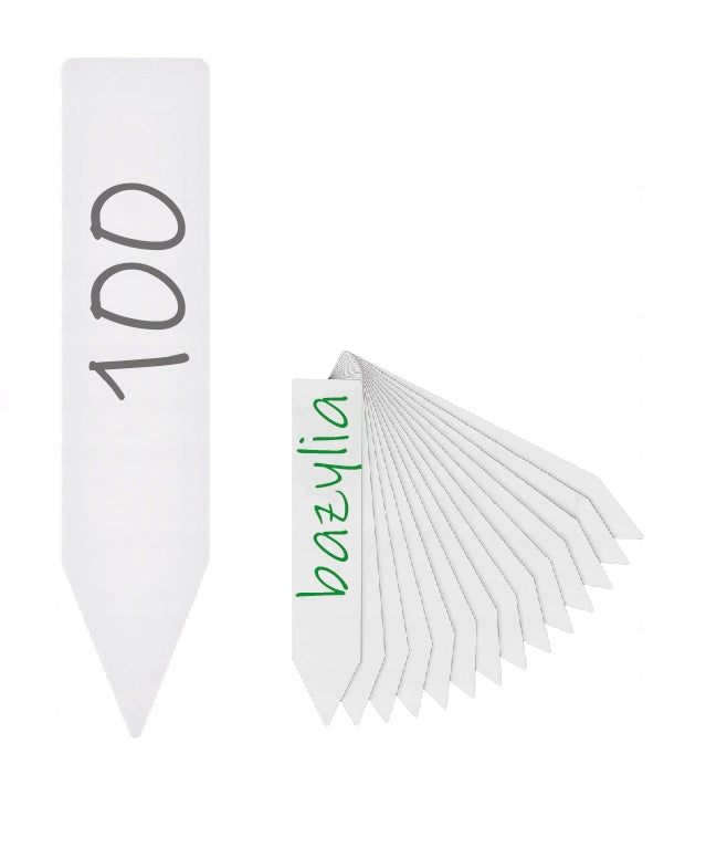 PLANT DESCRIPTION PLATE GARDEN MARKER GREENHOUSE POTS 100