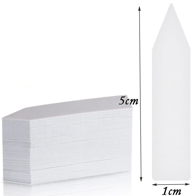 PLANT MARKERS PLASTIC PVC PLUG-IN PLATES LABELS 100 pcs Kind standing