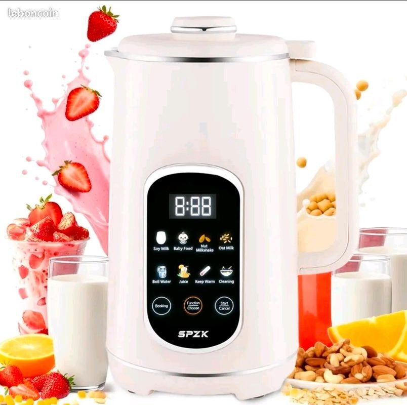 PLANT MILK APPLIANCE 8IN1 SOUP COOKING BLENDER HEATING