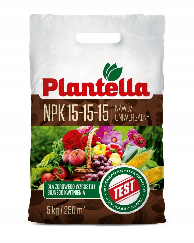 PLANTELLA NPK Multicomponent fertilizer universal nitrogen phosphorus potassium 5kg Packaging status original