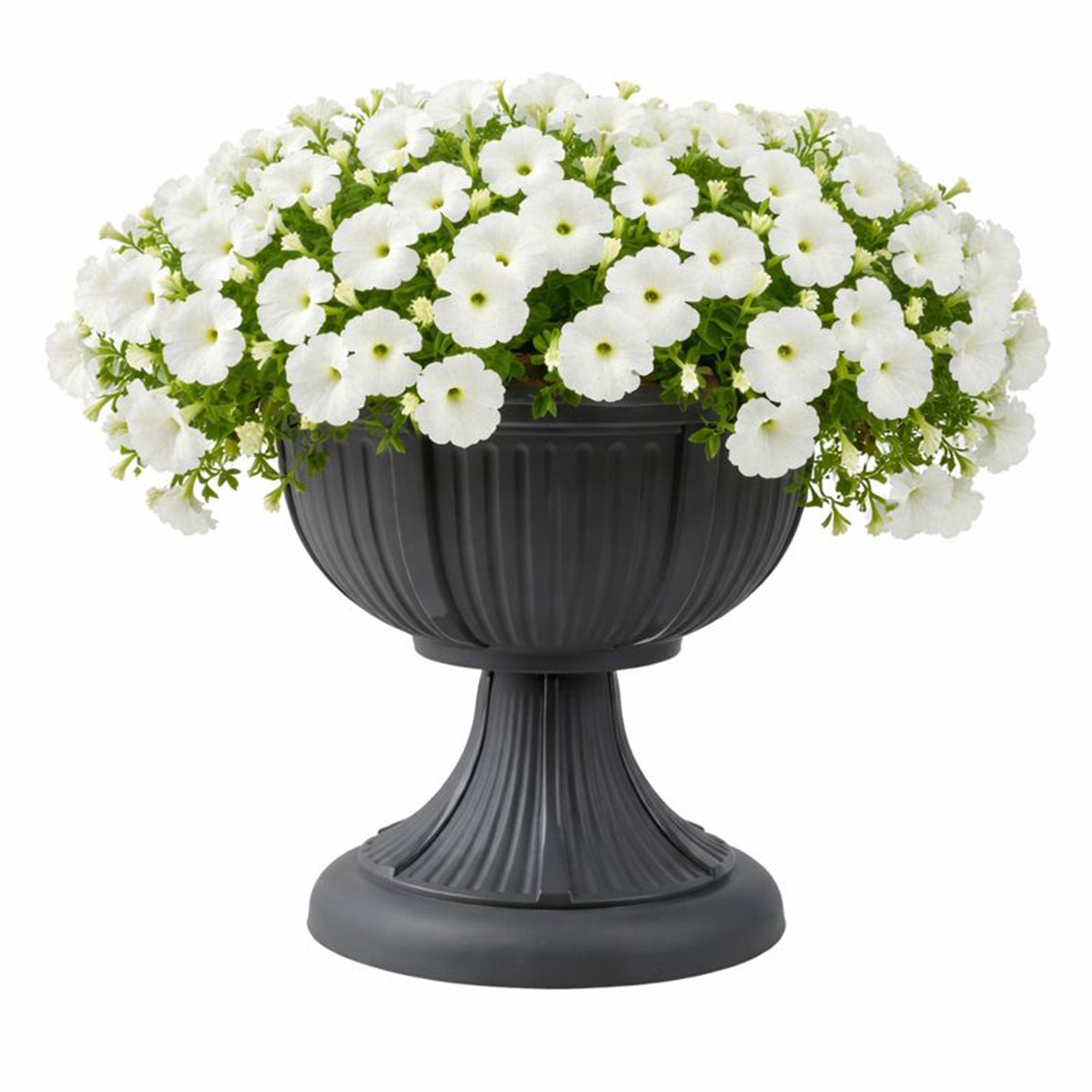 PLANTER COVER ON LEG GAZON 31CM GRAPHITE ANTHRACITE SOLID DURABLE Product height 29 cm