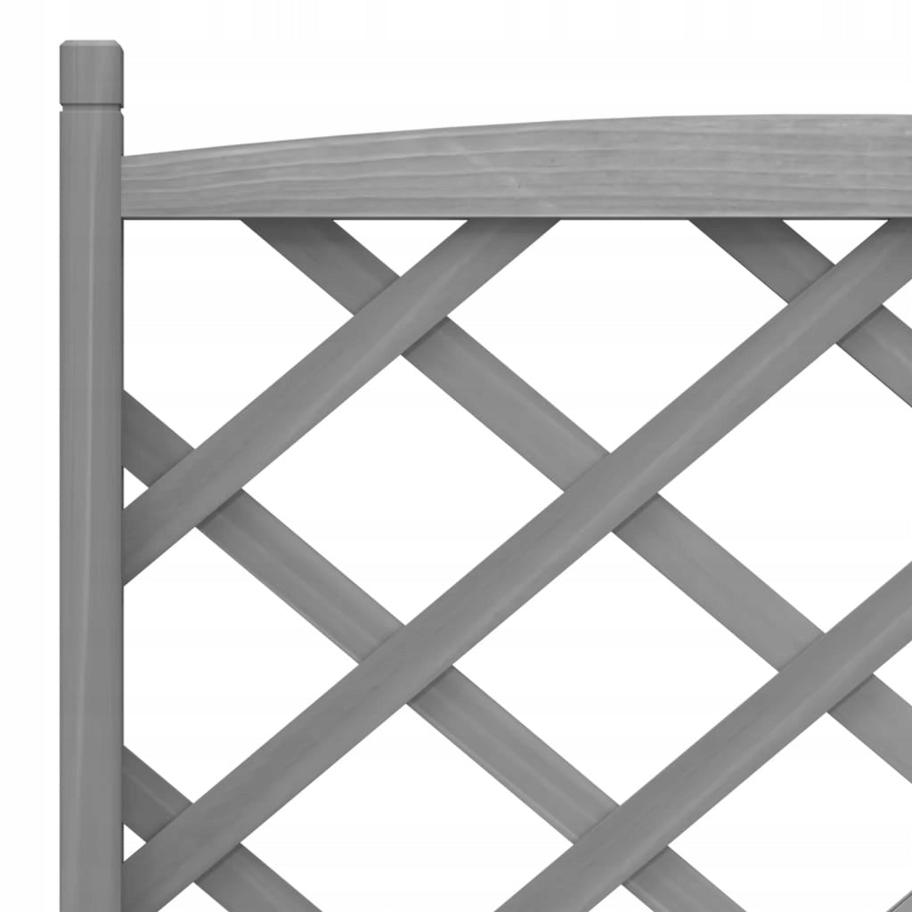 PLANTER GARDEN POT FLOWERBED CHEST WITH PERGOLA GRILLE Product width 35.1 cm