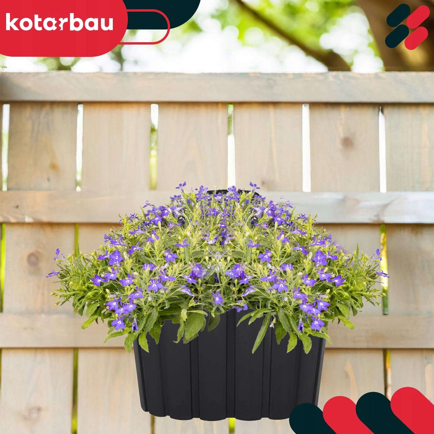PLANTER WALL HANGING POT ANTHRACITE WALL DECORATION FLOWERS 200 MM Manufacturer code R138