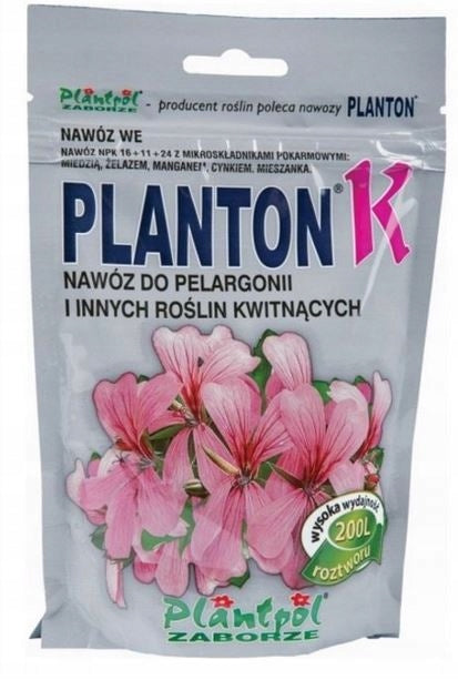 PLANTON K 200g FERTILIZER FOR FLOWERING GERANIUM SURFINIA PETUNIA MILLIONBELS
