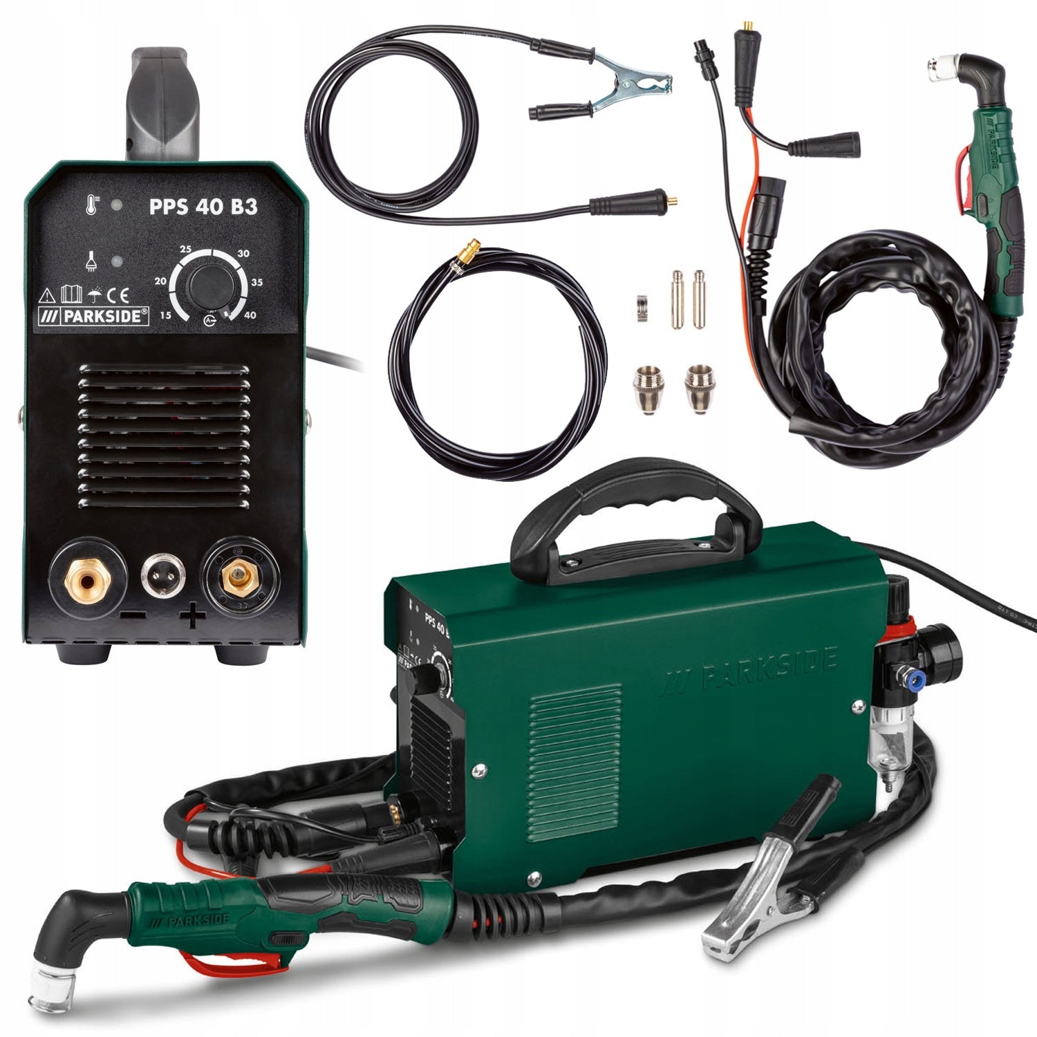 PLASMA CUTTER FOR METAL PARKSIDE PPS 40 B3 3x BURNERS + 3x ELECTRODES