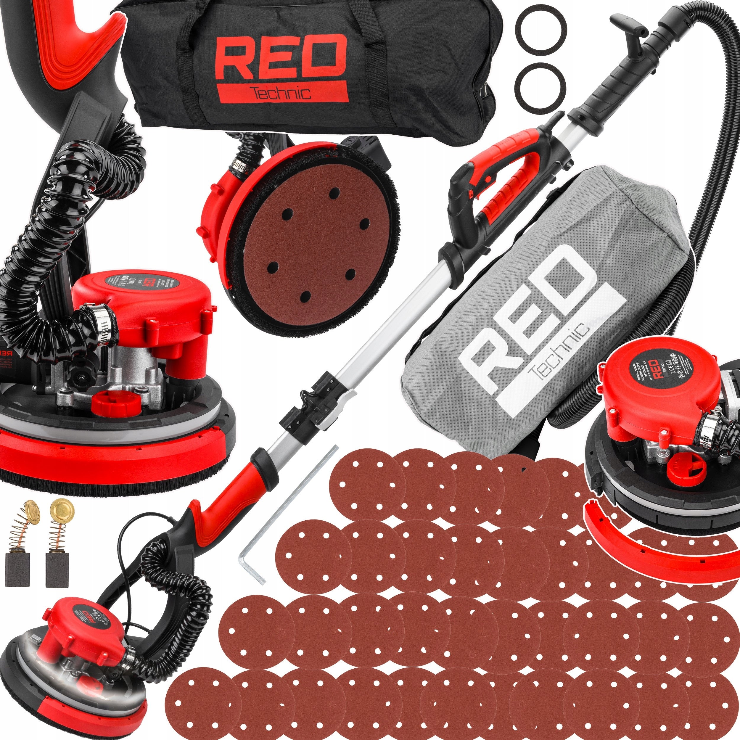 PLASTER FINISH SANDER 2000W LED GIRAFFE PAPER 36 PCS!