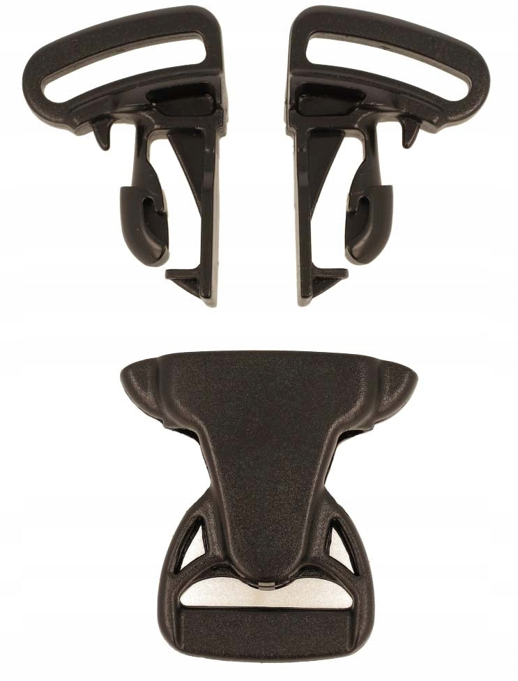 PLASTIC BUCKLE 25mm 3 Point Clasp T Strap DuraFlex Backpack Brand Duraflex
