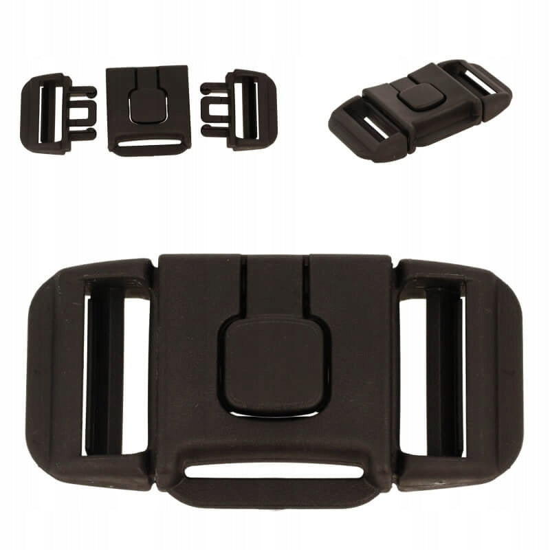 PLASTIC BUCKLE 25mm 3 Point Clasp T Strap DuraFlex Backpack