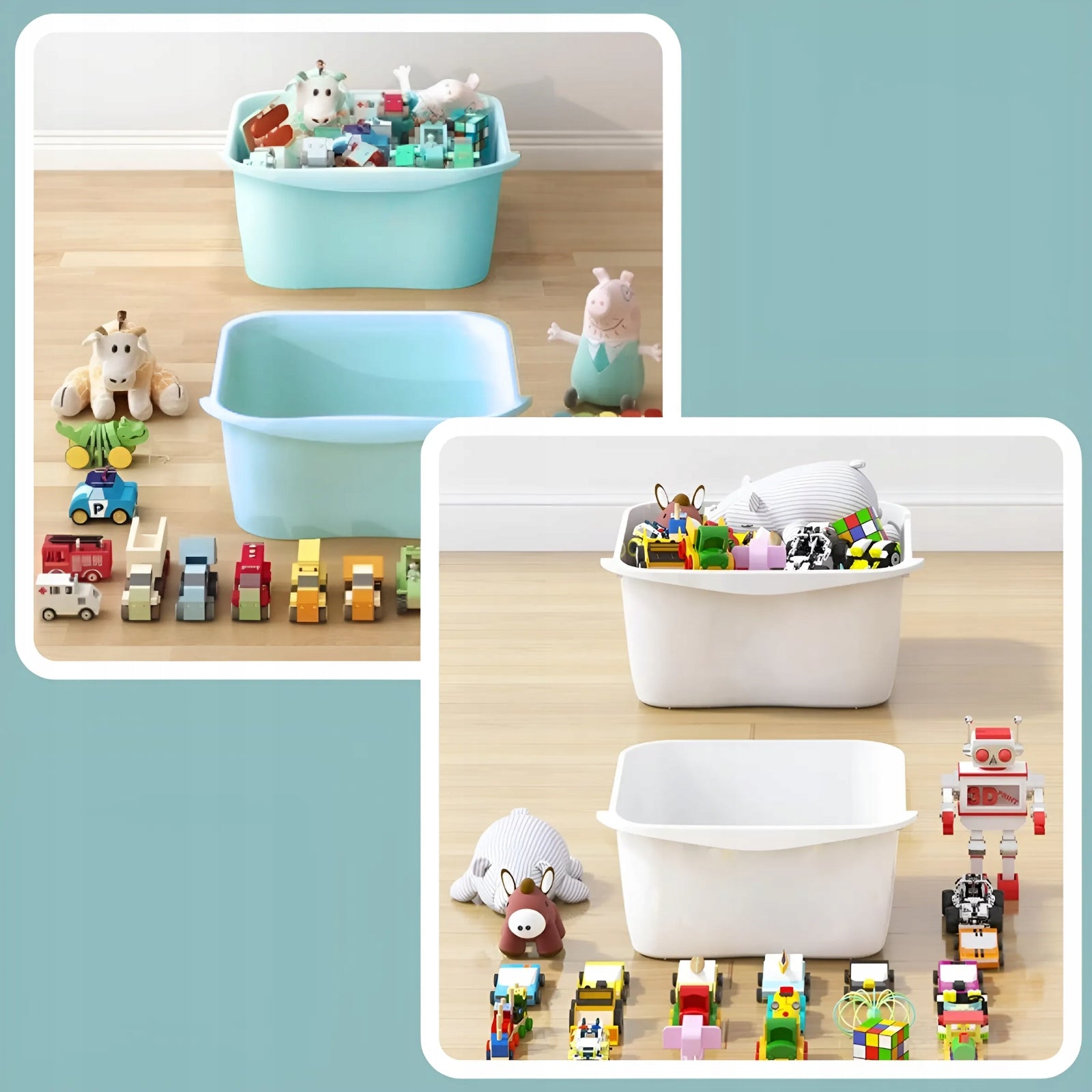PLASTIC RACK CONTAINER BASKET TOYS DRAWERS MOBILE 5 SHELVES GREEN Manufacturer code ID 238