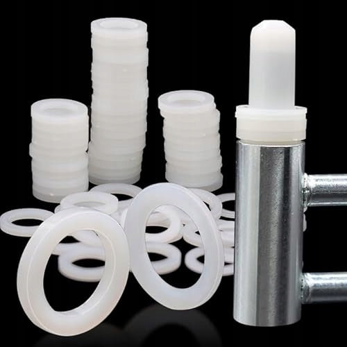 PLASTIC WASHERS FOR DOOR HINGES 120 PCS NYLON INSULATION METAL