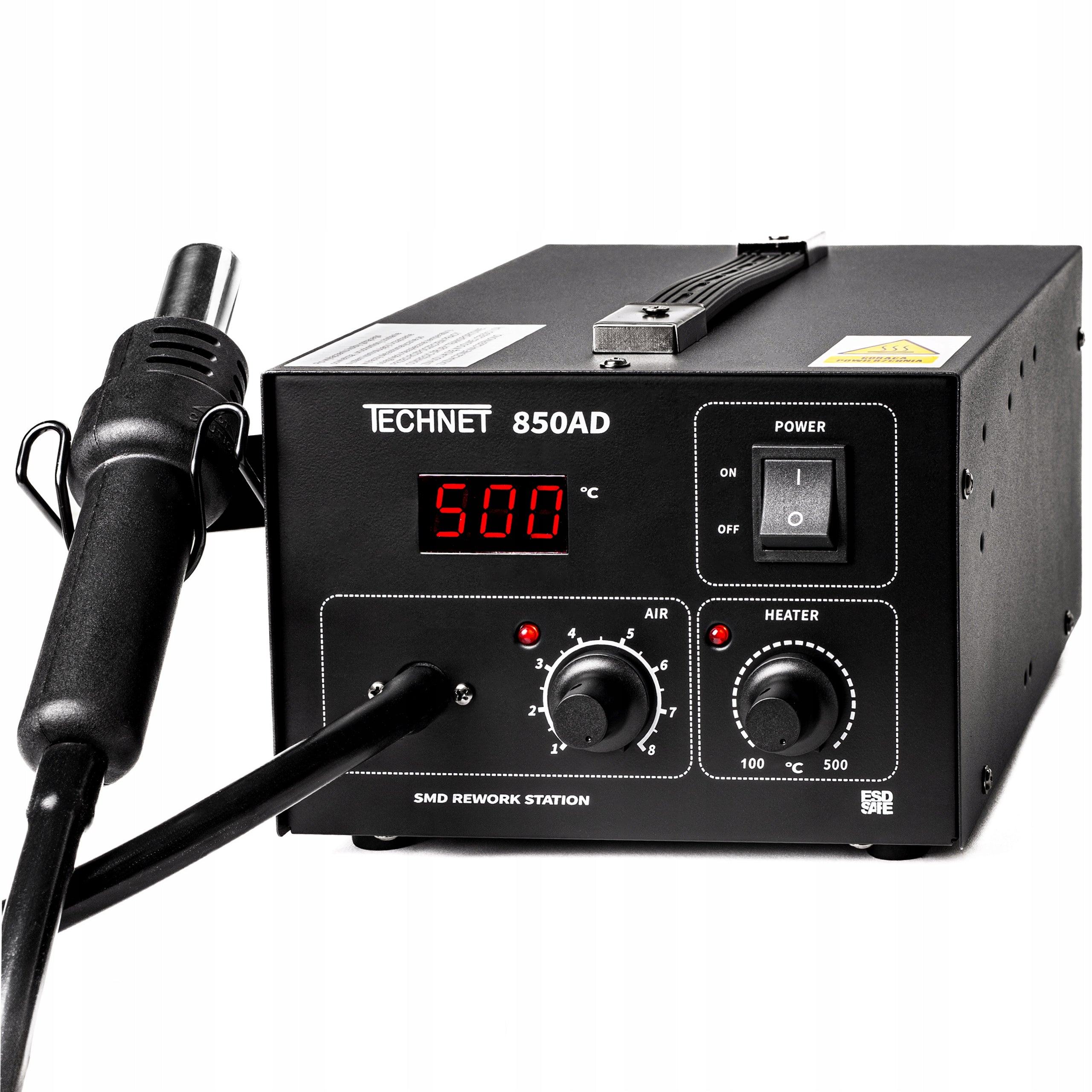 PLASTIC WELDER SOLID SOLDERING IRON WELDING MACHINE PLASTIC HOTAIR 850AD 852+ Brand Technet