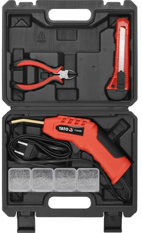 PLASTIC WELDING MACHINE 230V 60W 600°C + 200 PCS YT-824485 STAPLES Brand Yato