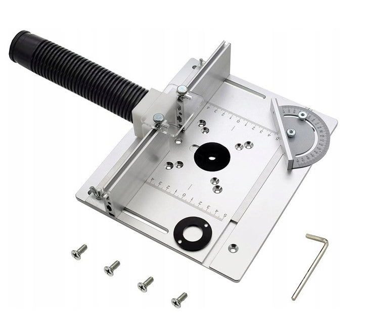 PLATE ALUMINUM INSERT TABLE TOP FOR MILLING TABLE WITH PLATE GUIDE Brand Falon-Tech