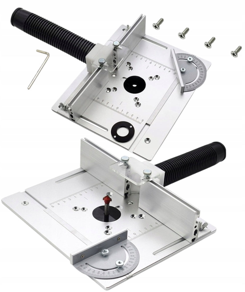 PLATE ALUMINUM INSERT TABLE TOP FOR MILLING TABLE WITH PLATE GUIDE