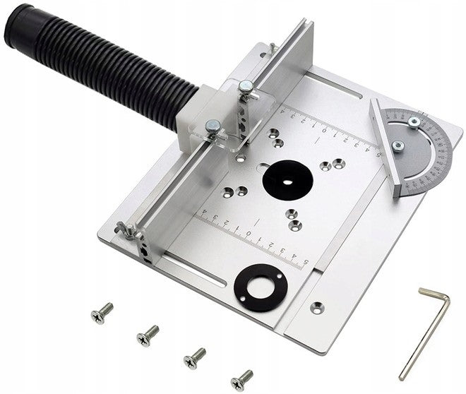 PLATE ALUMINUM TOP FOR MILLING TABLE WITH GUIDE ALUMINUM PLATE Packaging status original