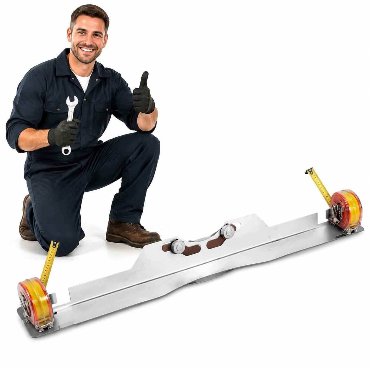 PLATE FOR PRECISE WHEEL GEOMETRY, HOLE FOR HANGING, DURABLE