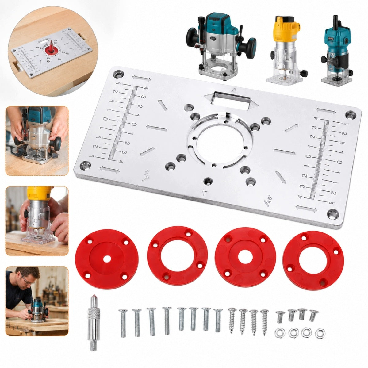 PLATE INSERT TABLE TOP MILLING MACHINE PLATE