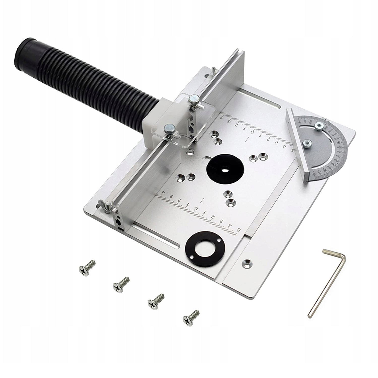 PLATE INSERT TABLE TOP MILLING MACHINE WITH GUIDE ALUMINUM PLATE STRONG