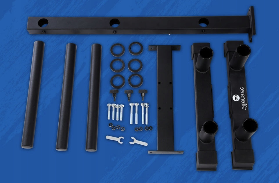 PLATE RACK NECK LOAD OLYMPIC WEIGHTS 4 HANDLES SERENELIFE Type one piece
