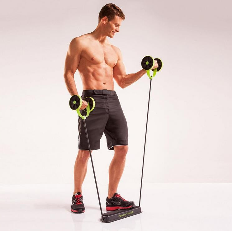 PLATFORM AB ROLLER WHEEL + RUBBERS FOR MUSCLE EXERCISES Manufacturer code D37078